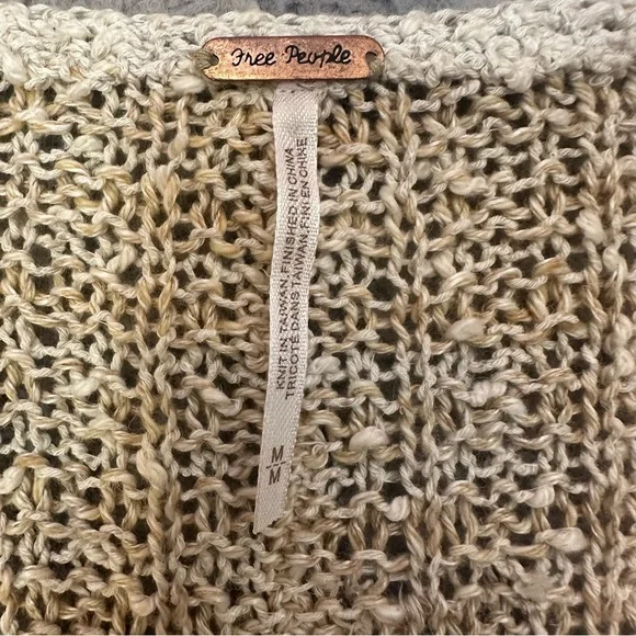 Free People Natal Melange Cropped Knit Sweater - Picture 7 of 9